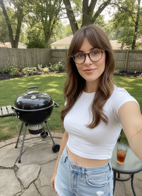 Nudifier online Lace Lingerie Effect before - original photo